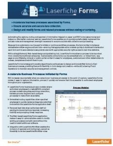 Laserfiche Forms Brochure